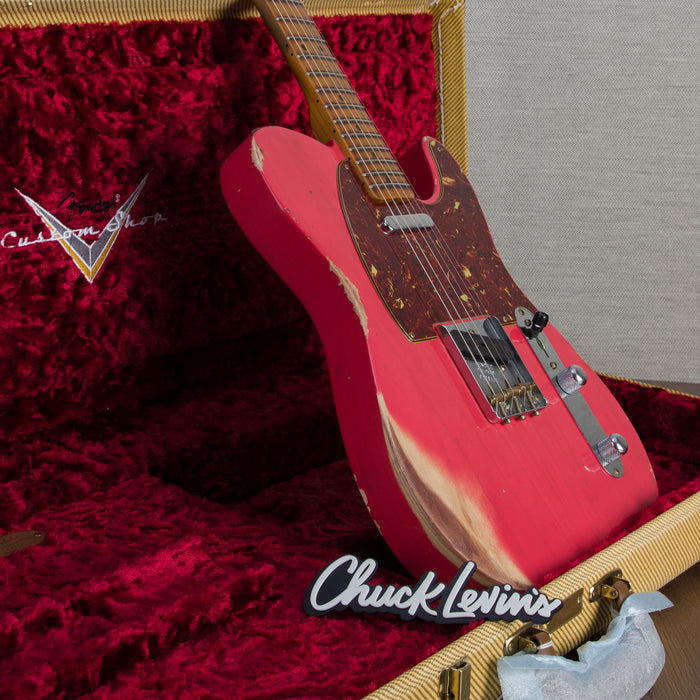 Fender Custom Shop 52 Telecaster Heavy Relic Electric Guitar - Watermelon King - CHUCKSCLUSIVE - #R128191