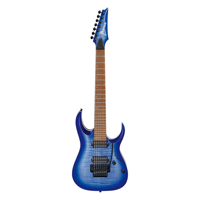 Ibanez RGA Series RGA7420FM 7-String Electric Guitar - Blue Lagoon Burst Flat - New