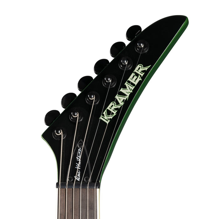 Kramer Dave Mustaine Vanguard Rust In Peace Electric Guitar - Alien Tech Green - New