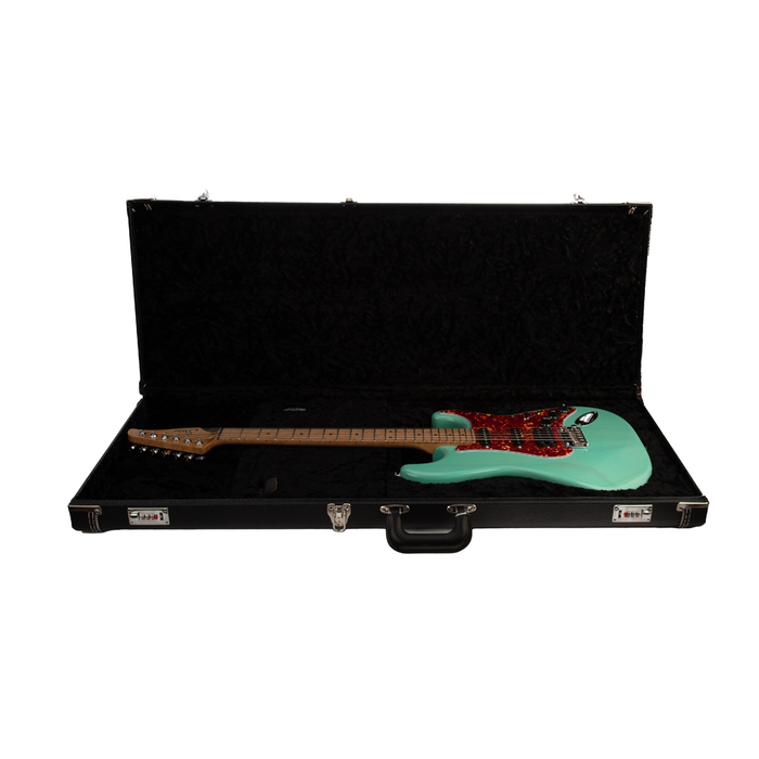 Suhr Classic S Paulownia HSS Electric Guitar, Maple Fingerboard - Trans Seafoam Green