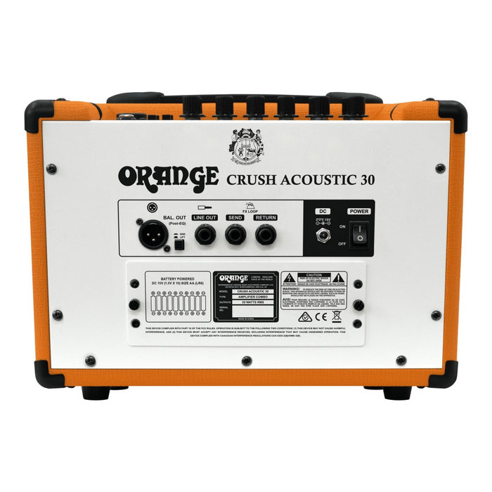 Orange Crush Acoustic 30 Acoustic Guitar Combo Amplifier - New