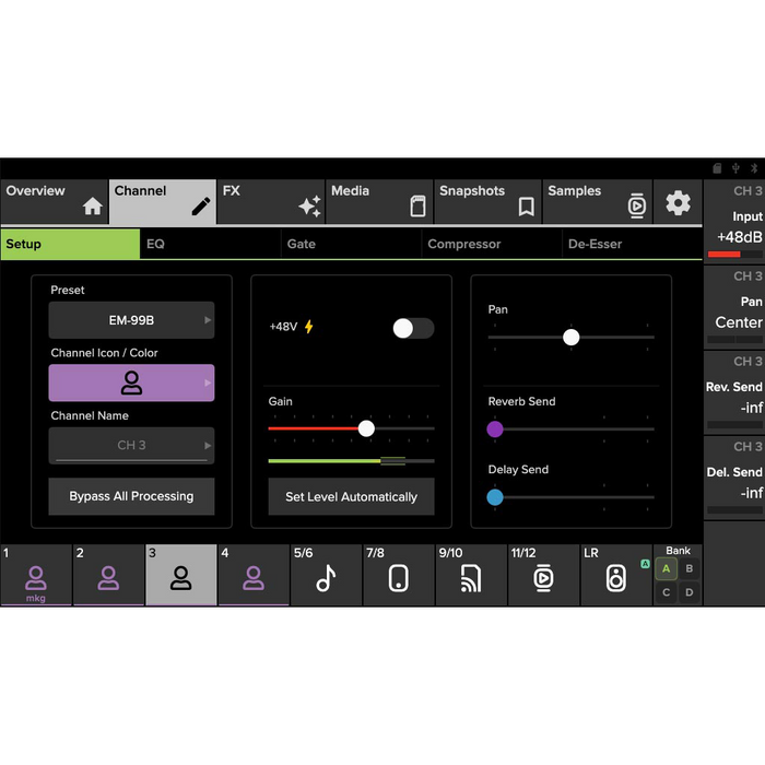 Mackie DLZ Creator XS Adaptive Digital Streaming Mixer