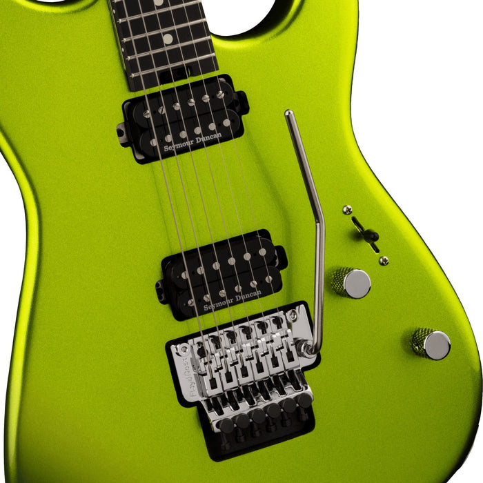 Charvel Pro-Mod San Dimas Style 1 HH FR E - Lime Green Metallic - New