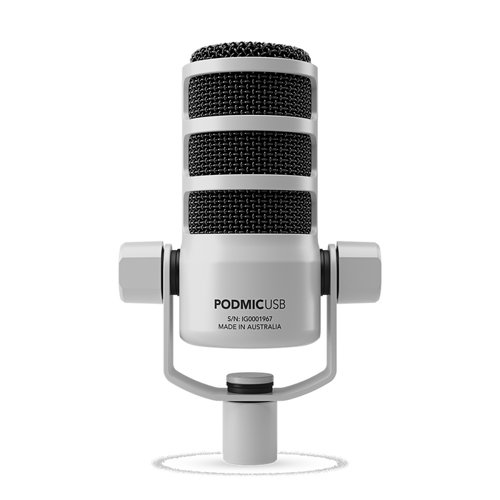 Rode Podmic USB Podcasting Microphone - White