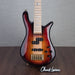 Spector Euro5LT Spalted Maple Bass Guitar - Fire Red Burst - CHUCKSCLUSIVE - #]C121SN 21109