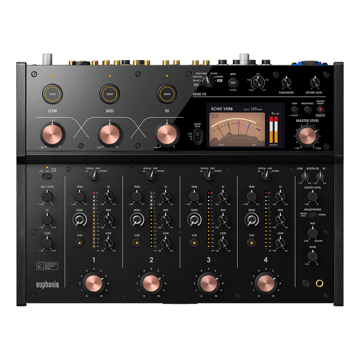 AlphaTheta Euphonia Professional 4-Channel Rotary Mixer