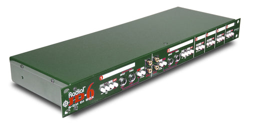 Radial Engineering JD6 Six-Channel Rackmount DI Box