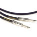 Ernie Ball 25 Foot Braided Instrument Cable - Purple & Black