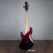 Brubaker USA JXB-BM-5 5-String Electric Bass - Red Jungle Candy - New