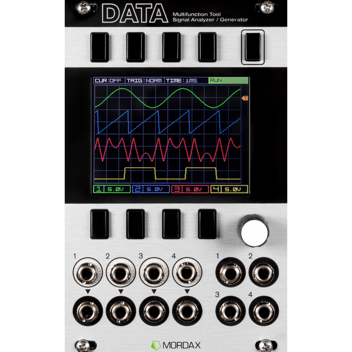 Mordax DATA Multifunction Utility Eurorack Module - Silver - Mint, Open Box