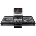 Odyssey Black Low Profile Rane Twelve and Rane Seventy / Seventy-Two Coffin Flight Case with Glide Platform