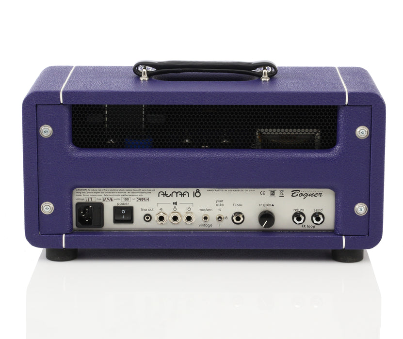 Bogner Atma 18-Watt Helios Style All-Tube Amp Head - Custom Purple - New