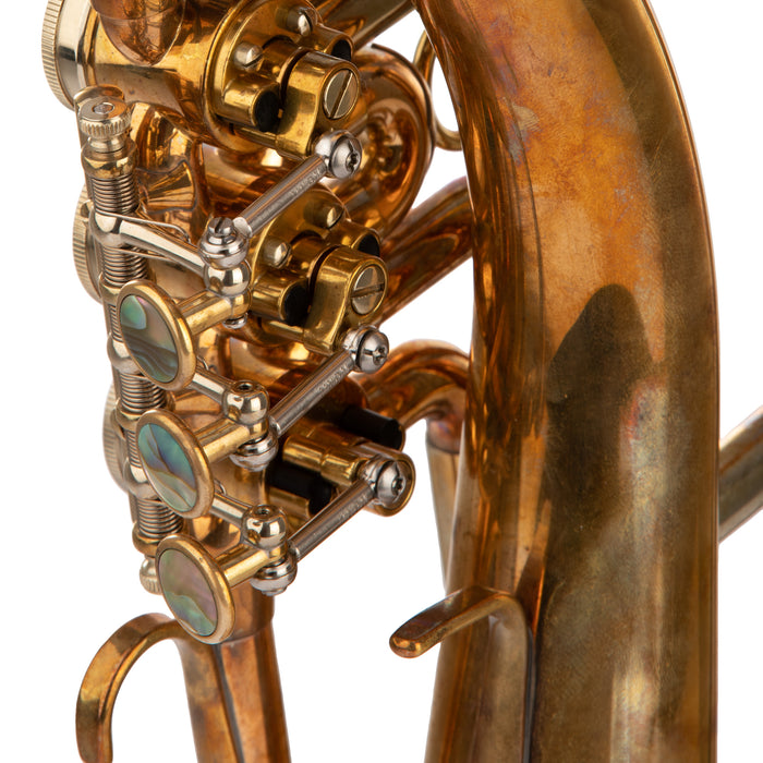 Schagerl "Killer Queen" Rotary Valve Flugelhorn - Raw Brass