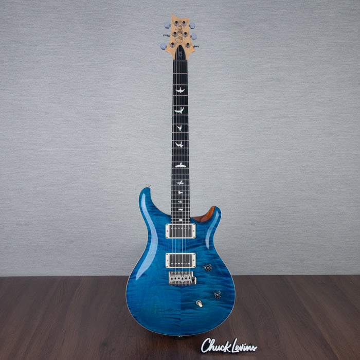 PRS CE24 Flame Maple Electric Guitar, Ebony Fingerboard - Blue Mateo - CHUCKSCLUSIVE - #230369617