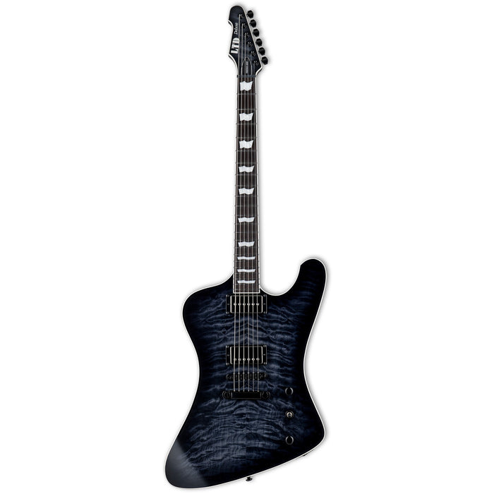 ESP LTD Phoenix-1000 QM Electric Guitar - See Thru Black Sunburst - New