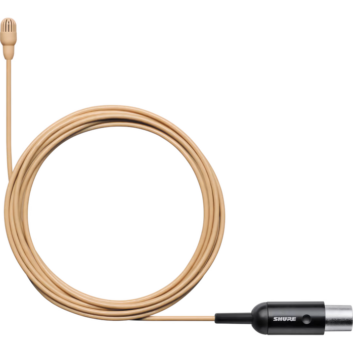 Shure TwinPlex TL47 Omnidirectional Lavalier Microphone - Tan, MTQG