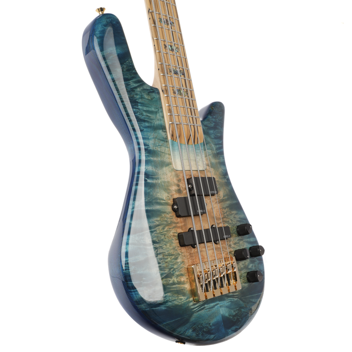 Spector USA Custom NS-5 Bolt-On 5-String Bass Guitar - Desert Island Gloss Chuck Levin's Exclusive