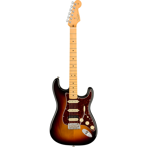 Fender American Pro II Stratocaster HSS Electric Guitar, Maple Fingerboard - 3 Color Sunburst