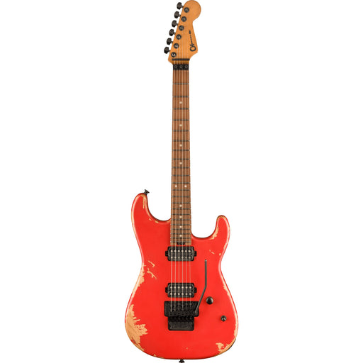 Charvel Pro-Mod Relic San Dimas Style 1 HH FR PF, Pau Ferro Fingerboard - Weathered Orange - New