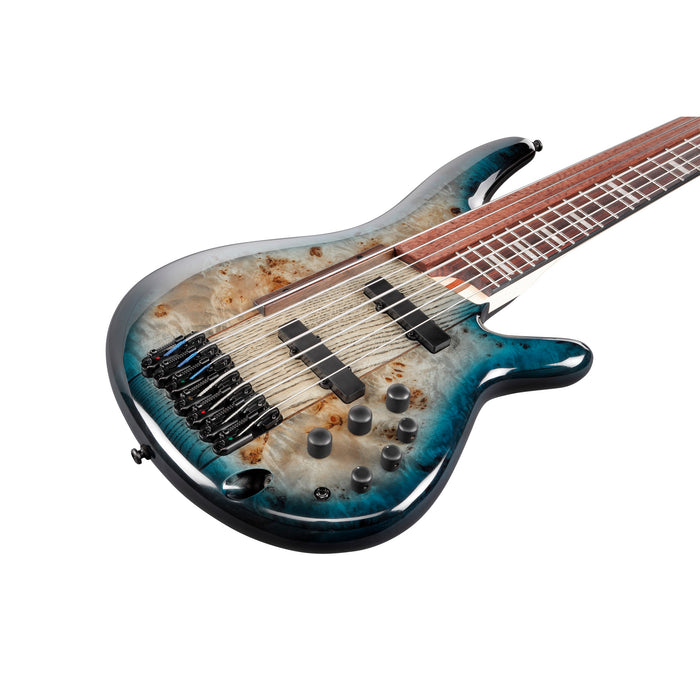 Ibanez SR Bass Workshop SRA7 7-String Bass Guitar - Cosmic Blue Starburst - New