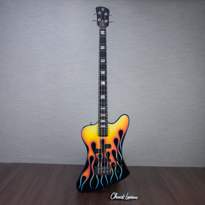 Spector USA Custom NS-2X Hot Rod Series Painted by Dan Lawrence Electric Bass Guitar - Hot Rod #2 - CHUCKSCLUSIVE - #1669