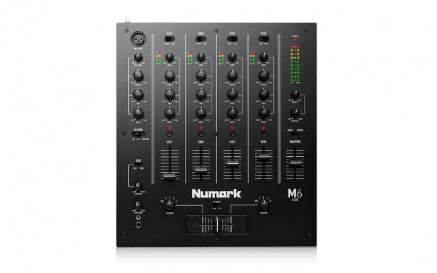 Numark M6USB 4 Channel DJ Mixer - Black