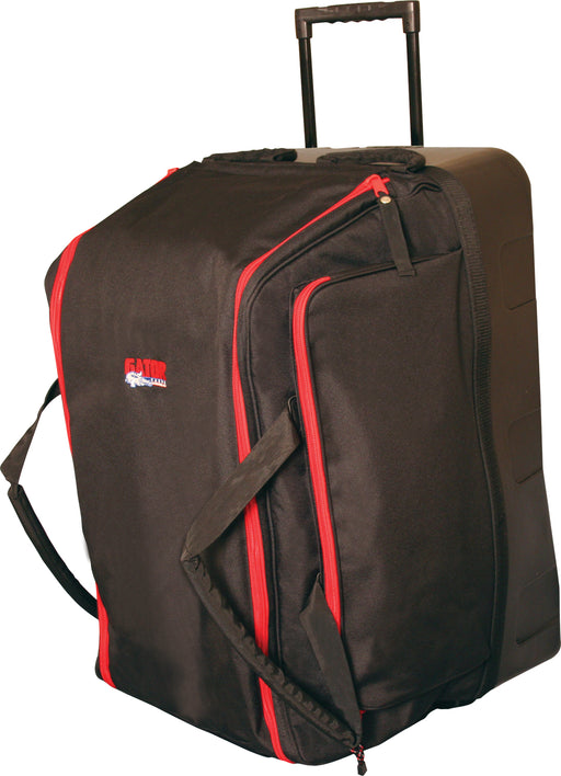 Gator GPA-777 Speaker Bag With Reinforced Molded Bottom, In-Line Wheels And Pull-Out Handle