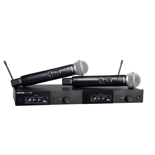 Shure SLXD24D/B58 Dual Wireless Microphone System - J52 Band