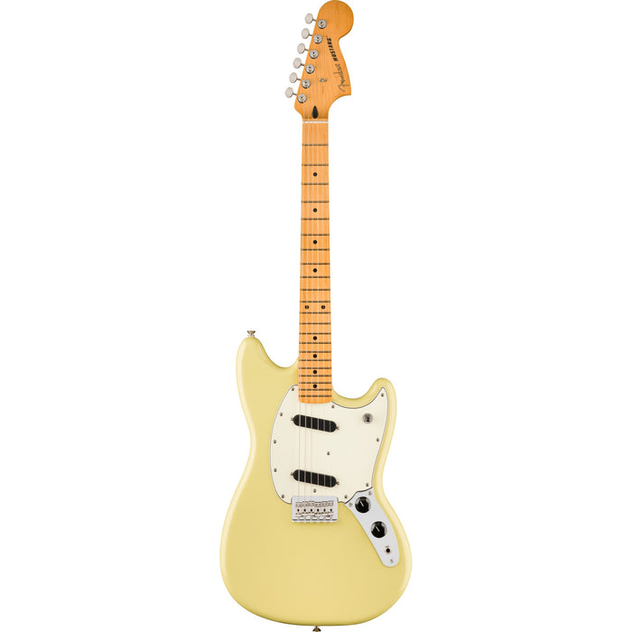 Fender Player II Mustang Electric Guitar, Maple Fingerboard - Hialeah Yellow