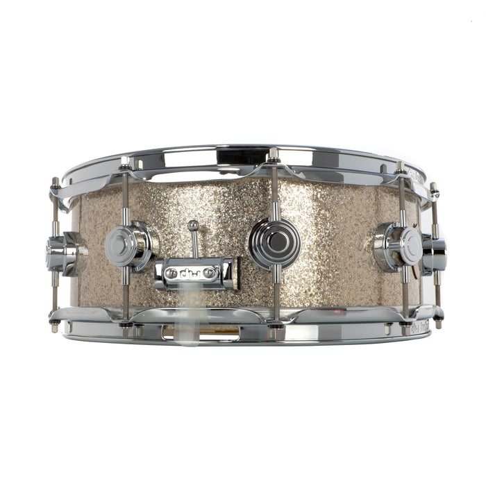 Drum Workshop 14" x 5" Classics Series Snare Drum - Nickel Sparkle Glass With Chrome Hardware