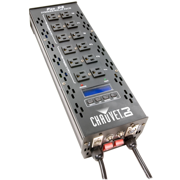 Chauvet DJ Pro-D6 Six-Channel DMX Dimmer / Relay Pack