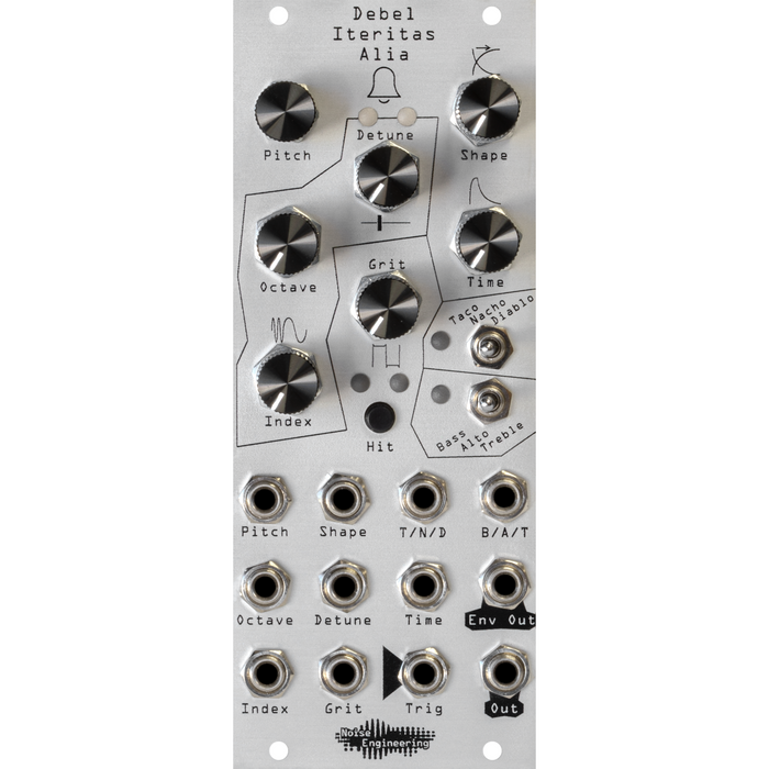 Noise Engineering Debel Iteritas Alia Oscillator Eurorack Module - Silver