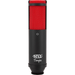 MXL Tempo USB Mic With Headphone Jack - Black Body With Red Grill