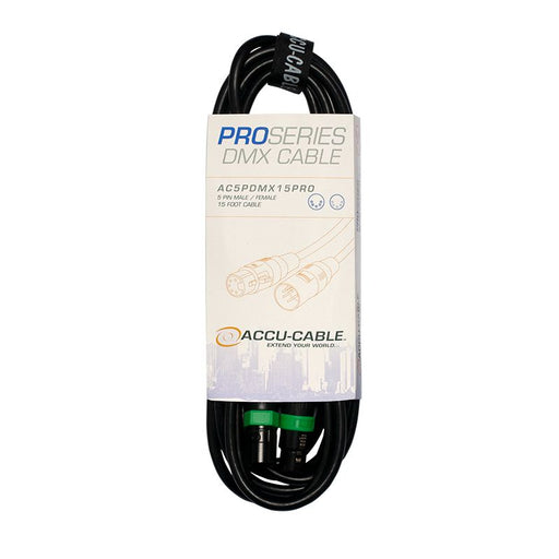 ADJ Accu-Cable AC5PDMX15PRO 5-Pin Pro DMX Cable - 5-Foot