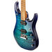 Music Man John Petrucci Signature JP15 Electric Guitar, Cerulean Paradise Fade, Flame Maple Top - Open Box Mint