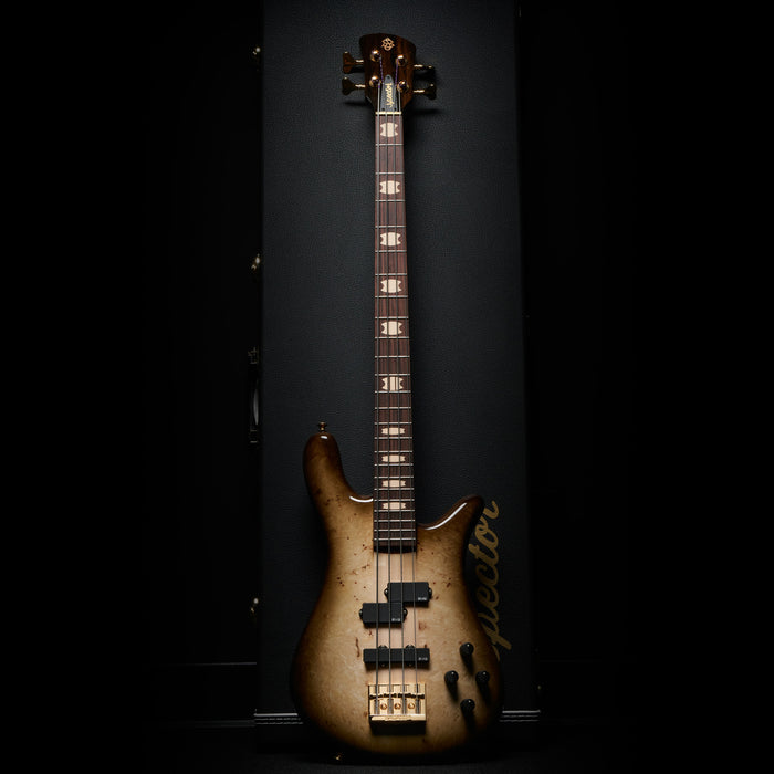 Spector Ian Allison NS-2 Signature Electric Bass Guitar - Sepia Burst 1 - #1748