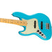 Fender American Professional II Left-Handed Jazz Bass, Maple Fingerboard - Miami Blue - New