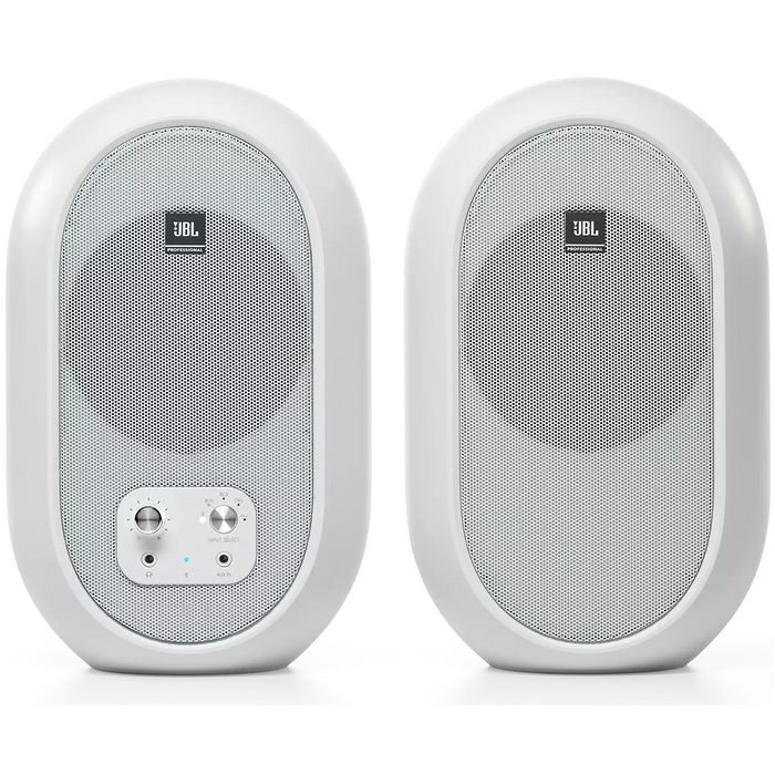 JBL 104SET-BT-US Compact Reference Monitor Pair with Bluetooth - White - New