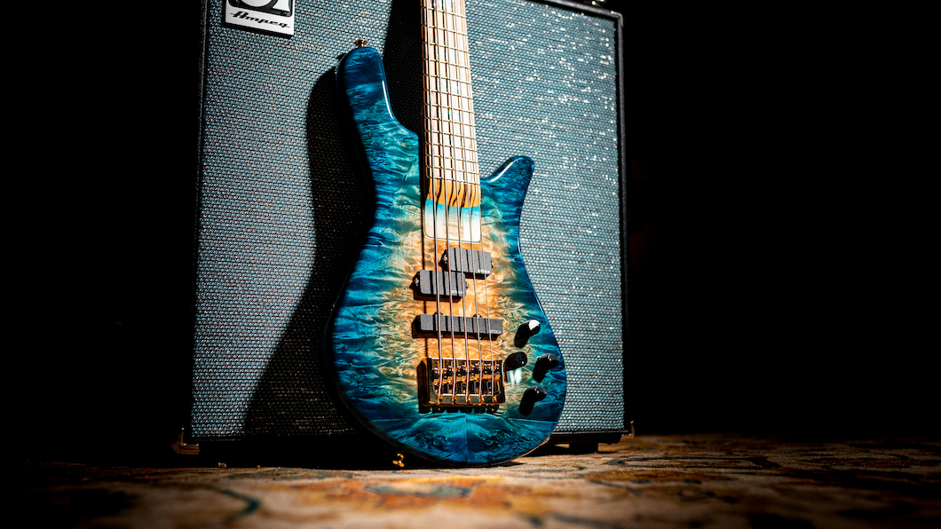 Spector USA Custom NS-5 Bolt-On 5-String Bass Guitar - Desert Island Gloss Chuck Levin's Exclusive