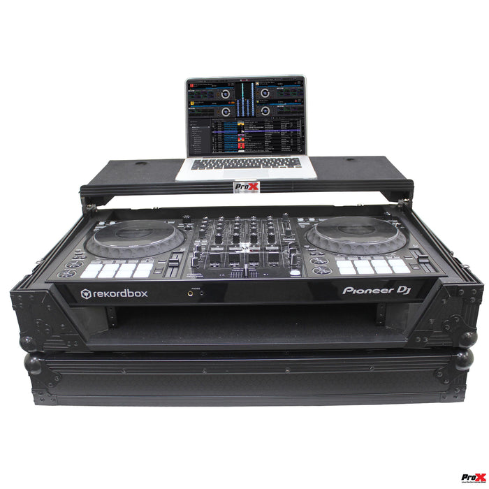 ProX XS-DDJ1000WLTBL Flight Case For DDJ-1000-FLX 6 - Black on Black