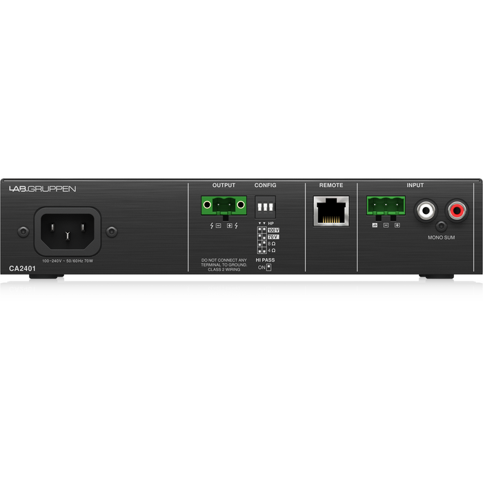 Lab Gruppen CA2401 240 W Commercial Amplifier