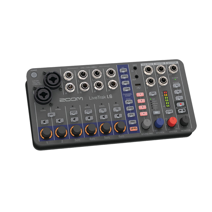 Zoom LiveTrak L6 10-Track Digital Mixer Recorder - Preorder