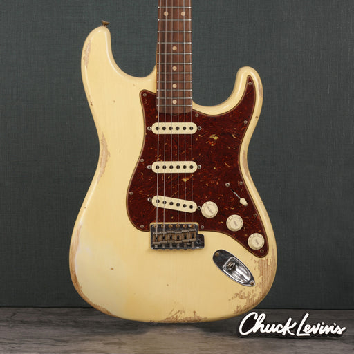 Fender Custom Shop 1962 Stratocaster Heavy Relic Guitar - Aged Vintage White - CHUCKSCLUSIVE - #R120688