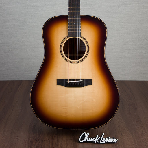 Bedell Revolution Dreadnought Acoustic Guitar - Cocobolo and AD Spruce - Amber Burst - CHUCKSCLUSIVE - #1222001