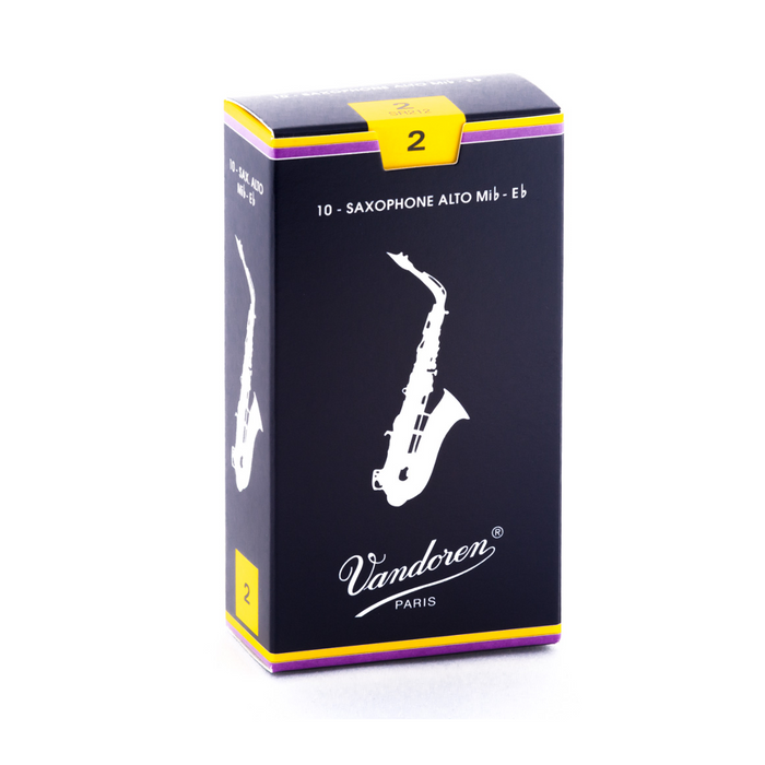 Vandoren SR21 Traditional Alto Sax Reed 10-Pack