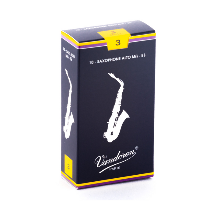 Vandoren SR21 Traditional Alto Sax Reed 10-Pack